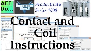 Productivity 1000 Series PLC Contact and Coil Instructions [upl. by Archibaldo]