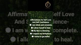 Affirmations for Self Love And Confidence  Positive Affirmations  Morning Affirmations  part 9 [upl. by Asiram]