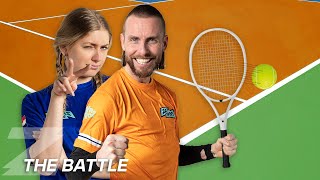 SMASHEN OP DE TENNISBAAN🎾  The Battle  Tennis  Zappsport [upl. by Eitac]