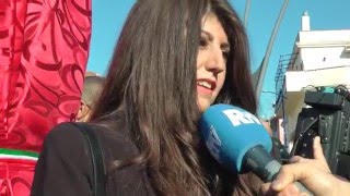 INTITOLAZIONE PIAZZA MINO REITANO  GRAZIA REITANO INTERVISTA RTV  7122015 REGGIO CALABRIA [upl. by Zinnes]