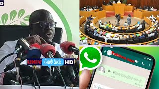 Tahirou sarr jéte léponge par Audio fuité aux Nationalistes et Fait un clin dœil aux Patriotes [upl. by Sucram]