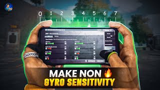 🔥Make your non gyro sensitivity in 3 minute  Zero recoil sensitivity for non gyro BGMIPUBG [upl. by Tarrance598]