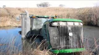 BIG TRACTORS STUCK IN MUD [upl. by Calandra]