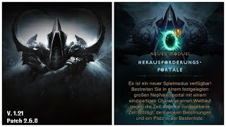 Diablo 3 RoS quotHerausforderungsportalequot [upl. by Goat]