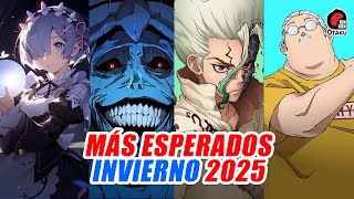 🤯 ANIMES MÁS ESPERADOS EN INVIERNO 2025  Rincón Otaku [upl. by Suhpesoj259]