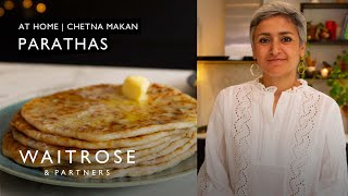 Chetna Makans Roast Potato Paratha  At Home  Waitrose [upl. by Neva]