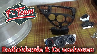 Radioblende ausbauen beim Ford Focus MK1  Anleitung  Tutorial  the F  Team [upl. by Nedaj]