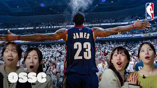 Korean Girls React To LeBron James Insane Moments  𝙊𝙎𝙎𝘾 [upl. by Oetomit]