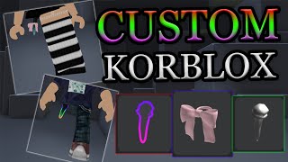 THE BEST FAKE KORBLOX ON ROBLOX 2024 [upl. by Oer]