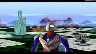 Ultraman Tiga amp Ultraman DynaNew Generations PS1 Part 14 Dyna amp Tiga vs Deathfacer HD [upl. by Leyla]