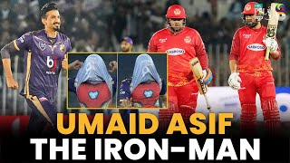 Umaid Asif The Iron Man  Islamabad United vs Quetta Gladiators  Match 21  HBL PSL 8  MI2A [upl. by Gustavo]