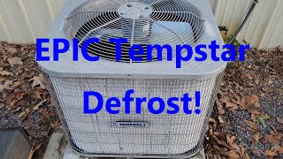 1st Video of 2023 An Epic Tempstar Defrost [upl. by Vallonia222]