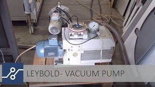 Leybold  Vacuum Pump [upl. by Aikemehs473]