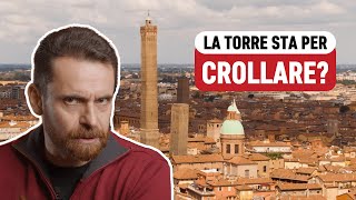 La torre Garisenda a Bologna sta per CROLLARE [upl. by Keyte]