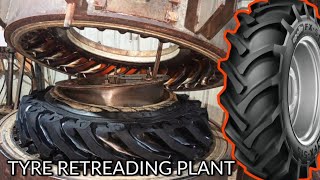 Amazing Process of Making Retreaded Tyre With Old Tyre  Tyre Recycling Factory in India [upl. by Duston134]