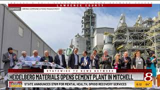 Heidelberg Materials opens cement plant in Mitchell Indiana [upl. by O'Carroll789]