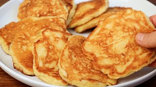 Juicy apple pancakes in just minutes Simple and delicious breakfastdessert recipe [upl. by Asilad]