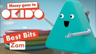 ZAMS BEST BITS 🔼 Compilation 🎥 Messy Goes To OKIDO  Cartoons For Kids [upl. by Littlejohn]