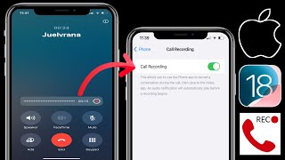 iPhone iOS 18de Aramalar Nasıl Kaydedilir  iPhoneda Arama Kaydını Açın [upl. by Serafine]