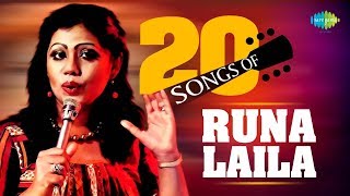 Best 20 Of Runa Laila  রুনা লায়লার সেরা ২০  HD Songs  One Stop Jukebox [upl. by Hsot798]