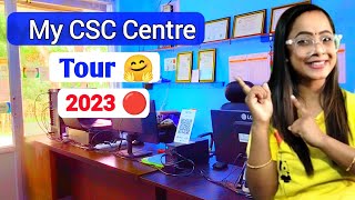 My CSC Centre Tour With all Setup  2024 cscsetup [upl. by Turrell306]