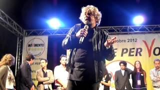 BEPPE GRILLO A PALERMO 25102012 34 PARTE MOVIMENTO 5 STELLE [upl. by Petunia33]