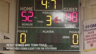 SCORE CLOCK  Basketball Manitoba Scoreboard Video Series [upl. by Phillipe951]