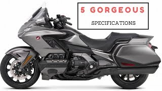 2018 HONDA GOLDWING 5 GORGEOUS SPECS [upl. by Aicilf]