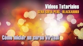 01Iniciar un curso Virtual [upl. by Lucrece]