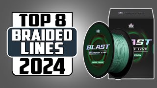 Top 8 Best Braided Fishing Lines of 2024 Unbeatable Strength amp Durability [upl. by Edlyn]