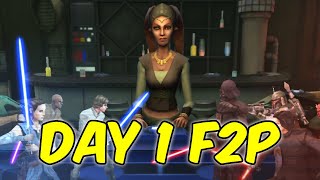 New F2P Account Day 1 SWGOH [upl. by Aroel]