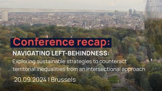 EXIT Conference on Addressing Territorial Inequalities through an Intersectional Approach [upl. by Lac]