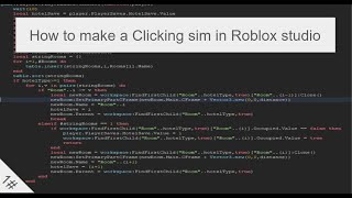 How do make a Clicker Sim in Roblox studio 1 [upl. by Rives]