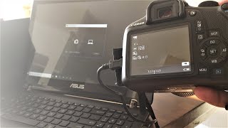 How to Connect Canon Camera to Laptop amp Desktop Computers [upl. by Eerized861]