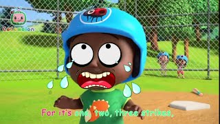 CoComelon playing tennis using a helmet with funny facial expressions [upl. by Ciapas967]