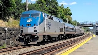 trains at Newtonville ￼ [upl. by Kcirdot]