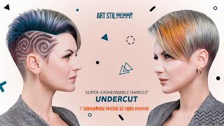 Undercut Hair Tattoo For Women [upl. by Areval]