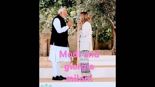 modi and giorgia miloniviral short [upl. by Sura709]