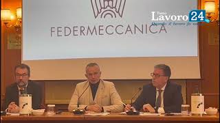 Rinnovo CCNL Metalmeccanica le prime dichiarazioni dei vertici di Federmeccanica  12 marzo 2024 [upl. by Anitsirhc]