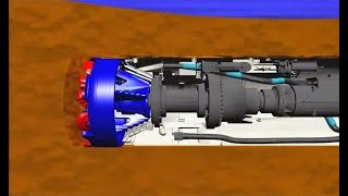 Installation of Gravity Flow Pipelines Using Slurry Microtunneling  Akkerman [upl. by Lorrad]