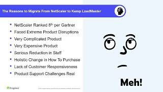 Essential Guide Migrating from NetScaler to Progress Kemp LoadMaster [upl. by Maxim]