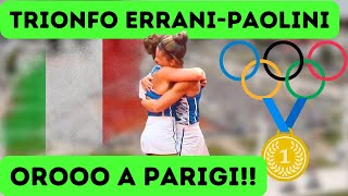 🔴Momento Storico Paolini Ed Errani Vincono L Oro a Parigi 2024🥇 [upl. by Resa]