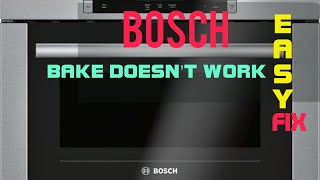 BOSCH OVEN ISN’T HEATING UP —FIXED 🔥 [upl. by Felipa]