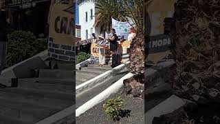 Manifestación Canarias tiene un limite en Lanzarote lanzarote canariastieneunlimite [upl. by Sieracki]