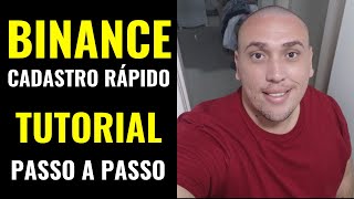 Binance Como Cadastrar Na Binance Rápido e Fácil TUTORIAL PASSO A PASSO COMPLETO [upl. by Ardnikat352]