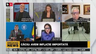 Silvia Dinică USR despre majorarea salariului minim B1TV17 aprilie 2024 [upl. by Arikihs]