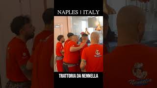 The most famous restaurant in Naples Trattoria da Nennella [upl. by Aneehta]