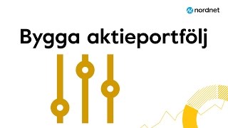 Så Bygger du din Aktieportfölj [upl. by Zipah348]