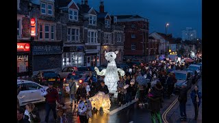 church road lantern parade 2025 240p [upl. by Noell]