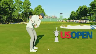 US OPEN ALL 4 ROUNDS  PINEHURST NO 2  PGA TOUR 2K23 Society Event [upl. by Atelra]